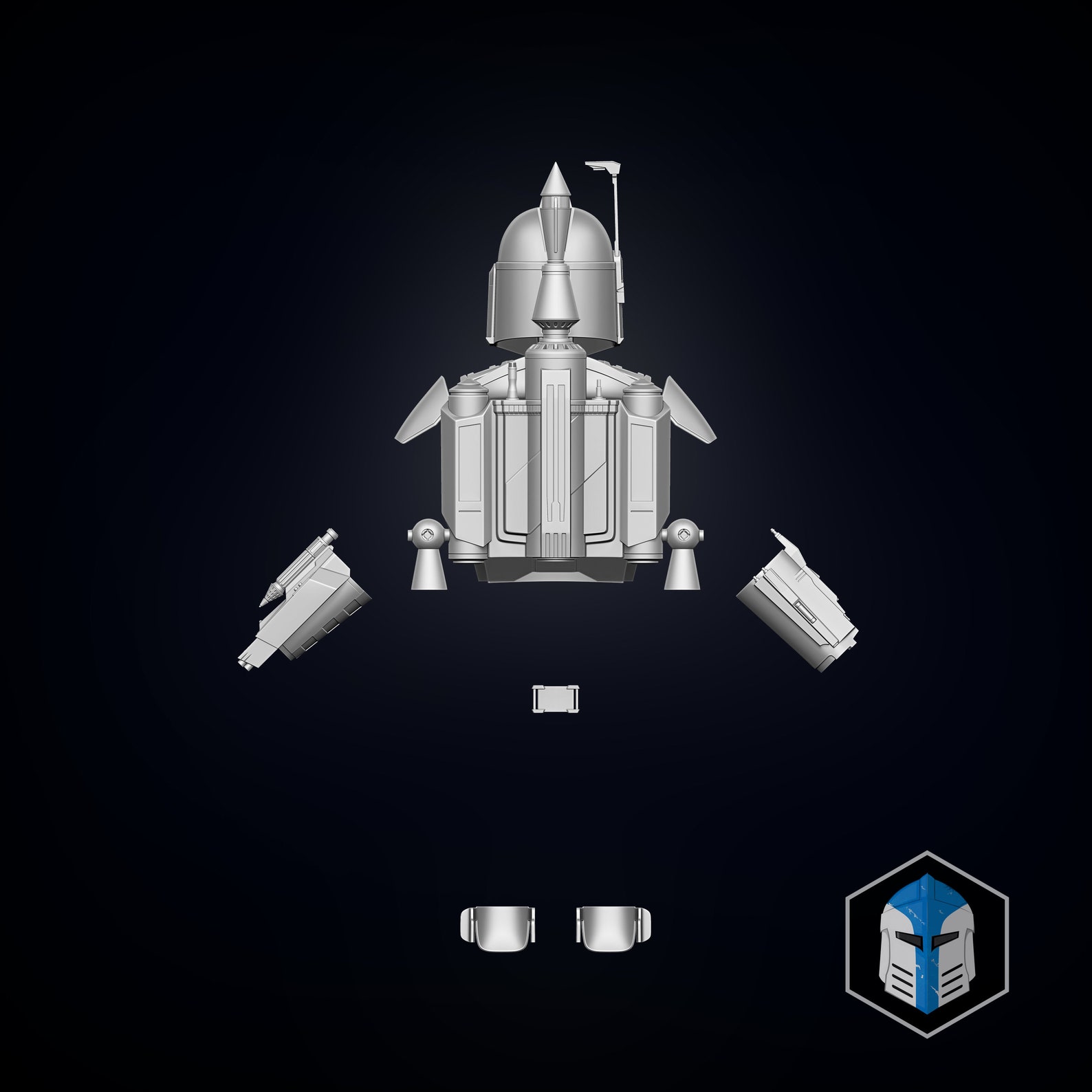 Boba Fett Armor 3D Print Files - Etsy
