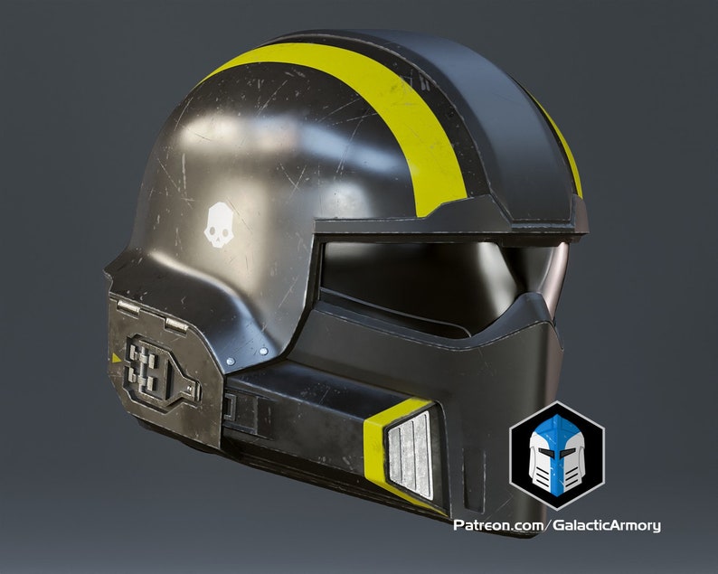 Helldivers 2 Helmet B-01 Tactical 3D Print Files image 10