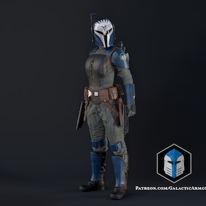 Bo Katan Figurine - Pose 2 - 3D Print Files