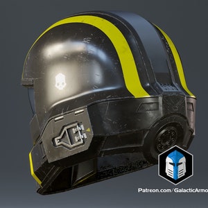 Helldivers 2 Helmet B-01 Tactical 3D Print Files image 5