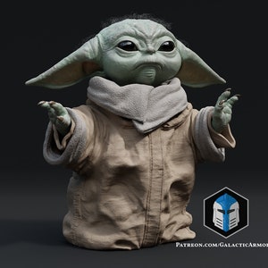 Grogu Figurine - Pose 3 - 3D Print Files