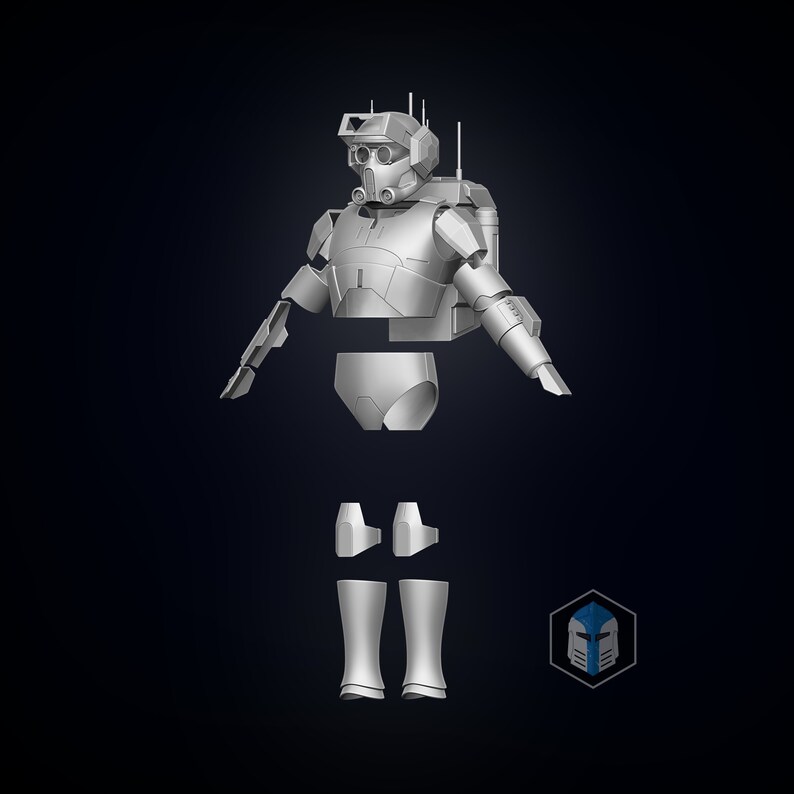 Bad Batch Tech Armor 3D Print Files Etsy