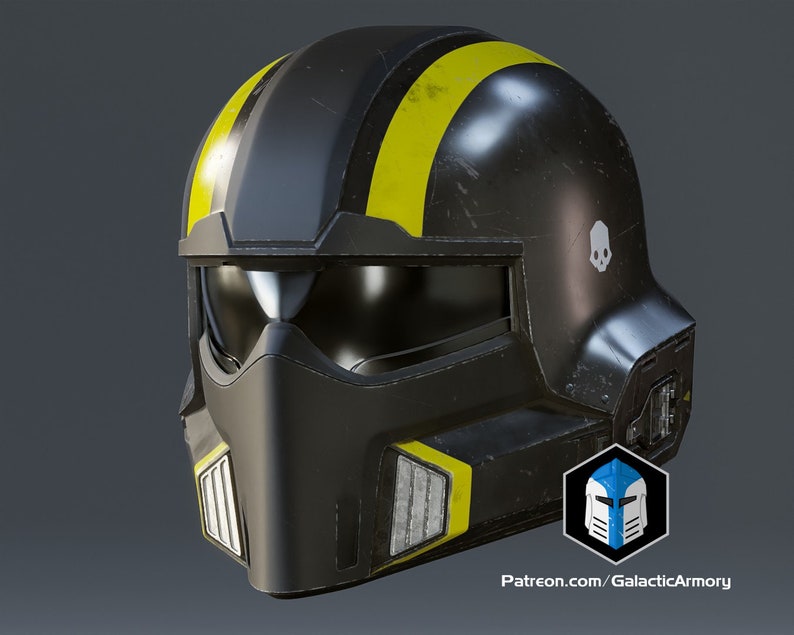 Helldivers 2 Helmet B-01 Tactical 3D Print Files image 2