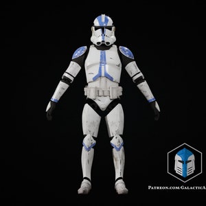 Print-In-Place Articulated Clone Trooper Figurine - 3D Print Files