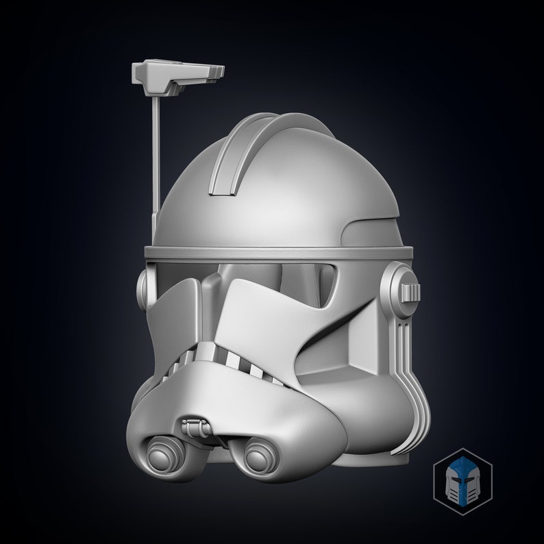 Phase 2 Officer Clone Trooper Helmet 3D Print Files Etsy
