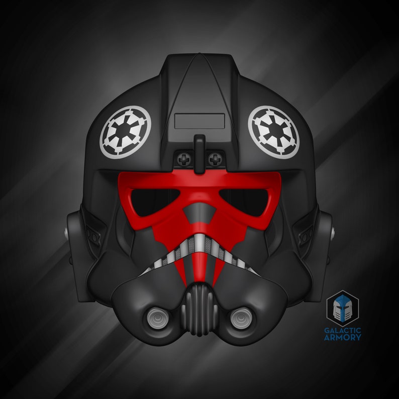 tie fighter pilot helmet 3d print files etsy