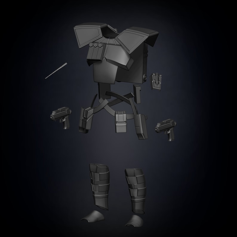 ARC Clone Trooper Armor Accessories 3D Print Files - Etsy