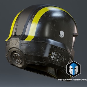 Helldivers 2 Helmet B-01 Tactical 3D Print Files image 7