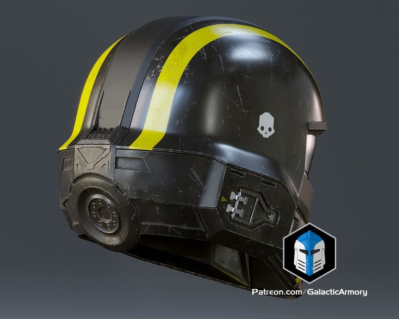 Helldivers 2 Helmet B-01 Tactical 3D Print Files image 7