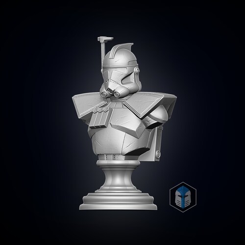 clone trooper bust 3d print