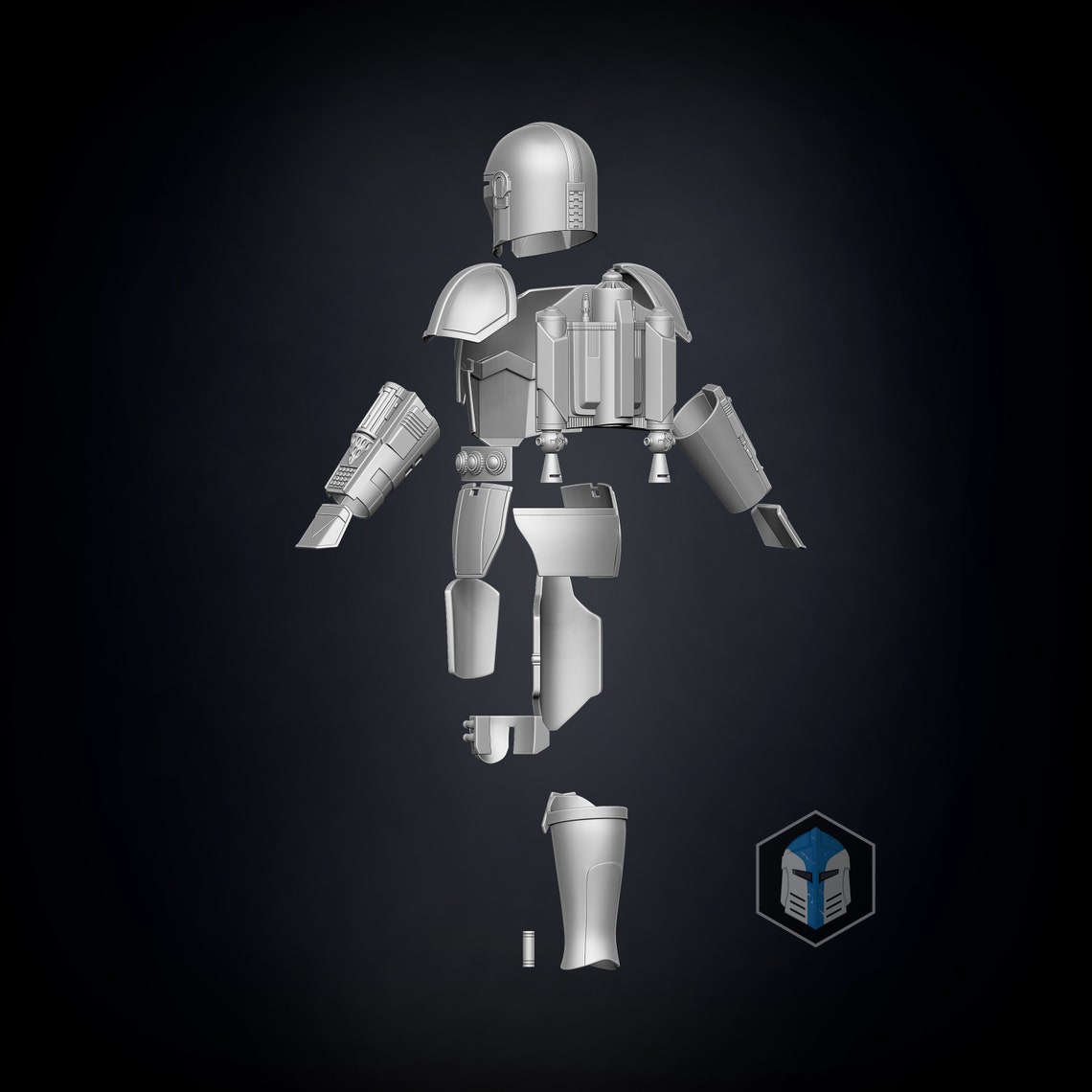 Mandalorian Beskar Armor 3D Print Files | Etsy
