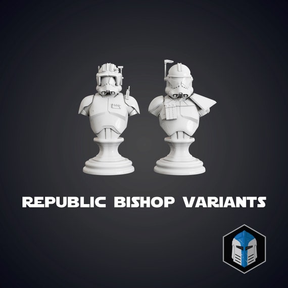 Star Wars Chess Set 3D model 3D printable