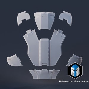 Helldivers 2 Helmet and Armor B-01 Tactical 3D Print Files image 7