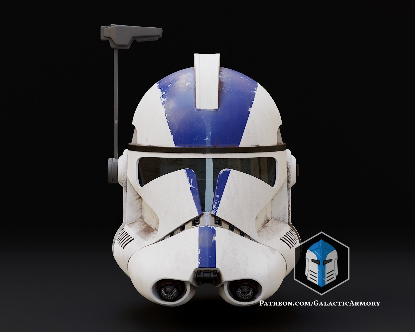 フェーズ 2 オフィサー クローン トルーパー ヘルメット - 3D フェーズ 2 オフィサー クローン トルーパー ヘルメット - 3D
