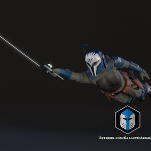 Bo Katan Figurine - Pose 3 - 3D Print Files
