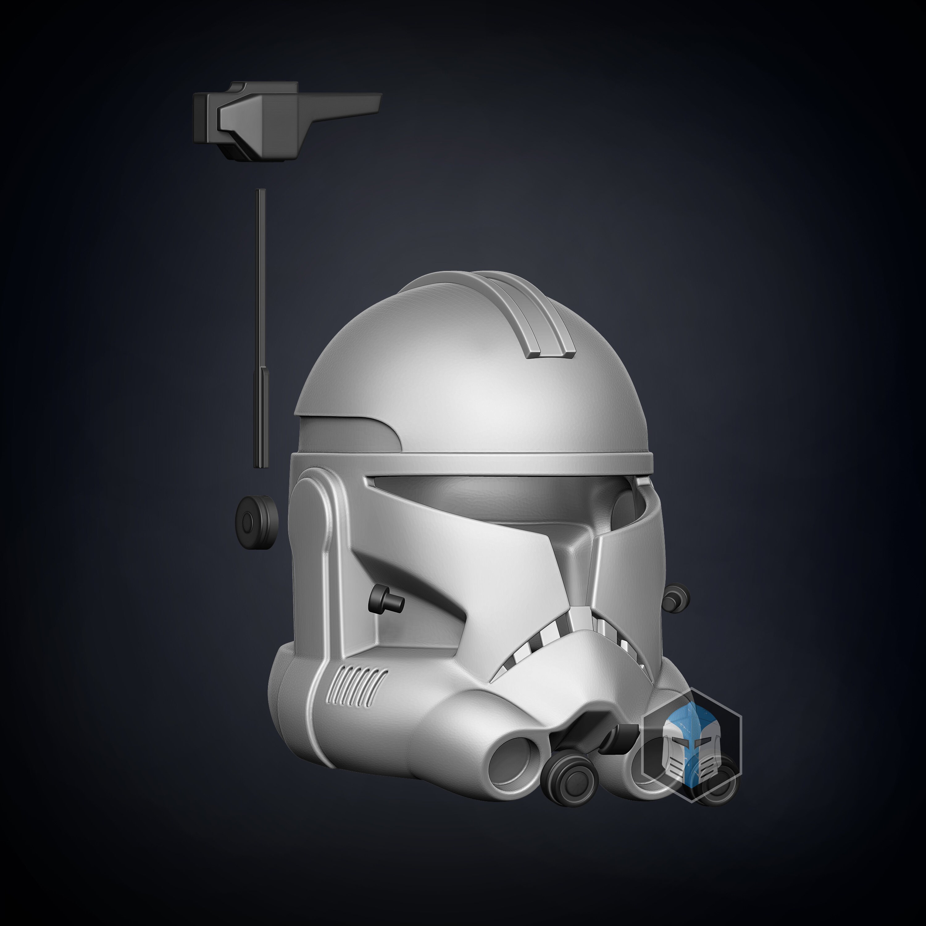 captain rex helmet 3d print