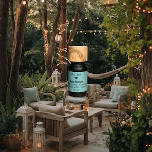 Limpio - Amaderado MOMENTO DE SILENCIO - Madera de Ho + Incienso + Pino + Ciprés. Aceites esenciales para difusor. Aroma natural de aromaterapia.