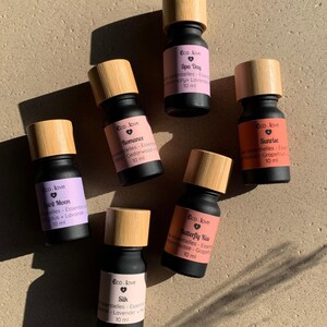 Synergie d'huiles essentielles printemps - été - Biologique - Signature olfactive luxueuse & lumineuse - Relaxant- Réconfortante - Fraîcheur