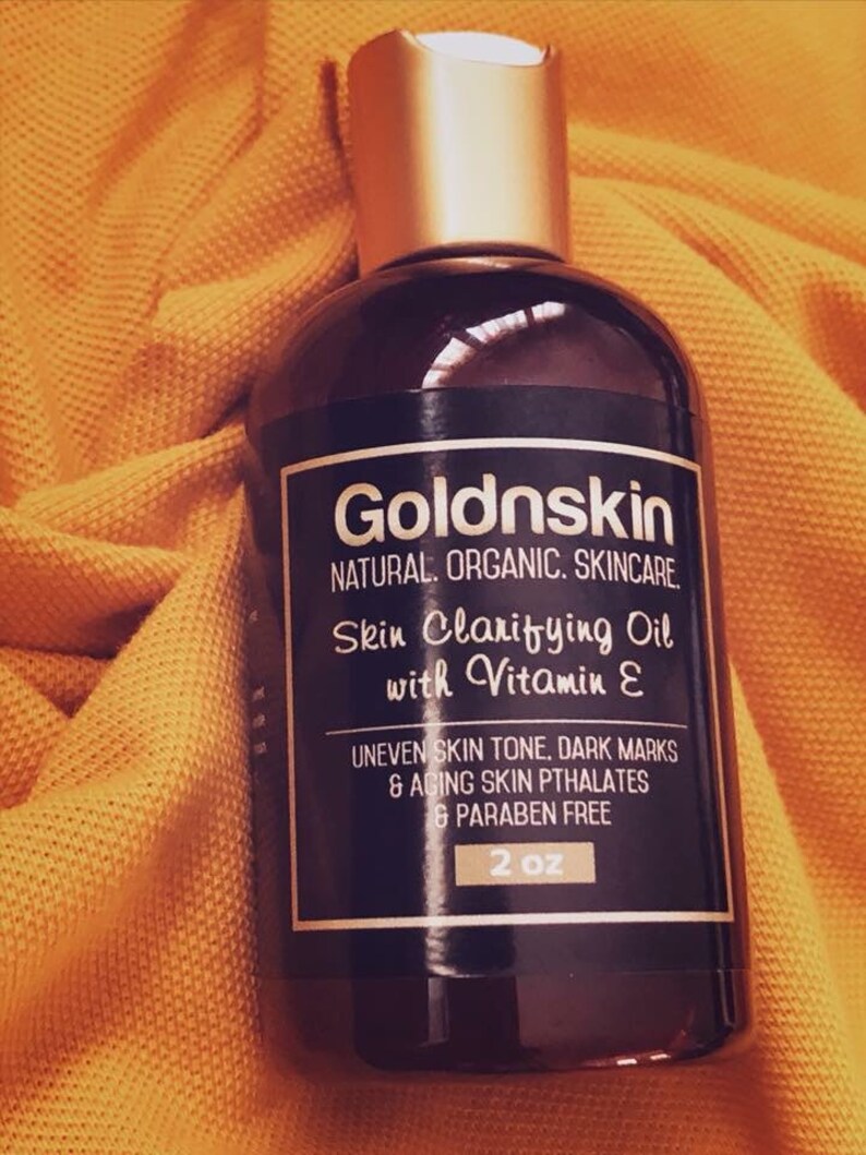 Gold Effects Lightening Oil Vitamin E Brightening Oil Skin Etsy