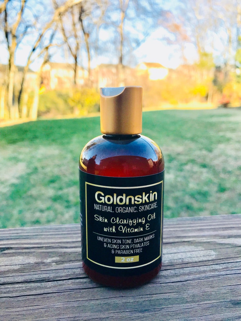 Gold Effects Lightening Oil Vitamin E Brightening Oil Skin Etsy