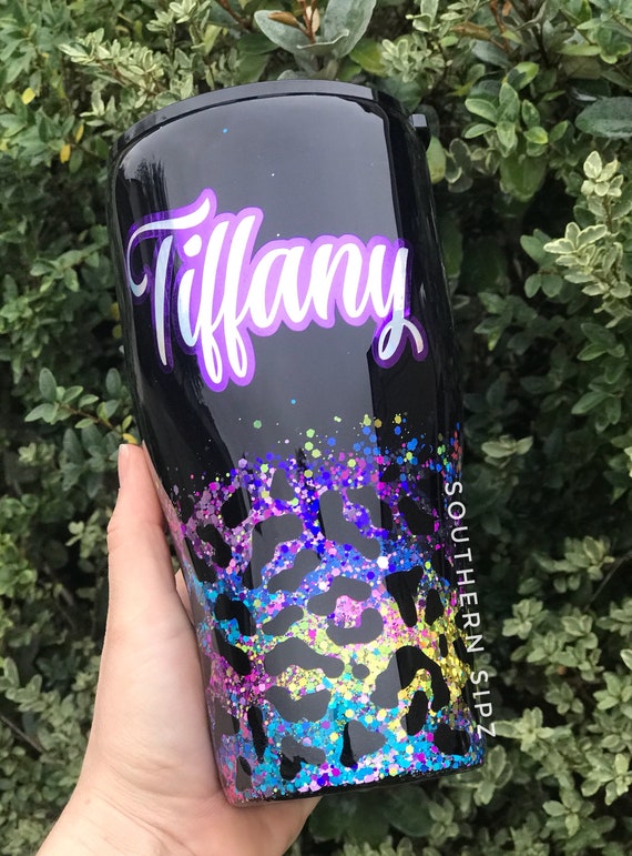 Cheetah Valentines Tumbler