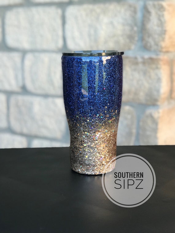 Blue and Gold Tumbler