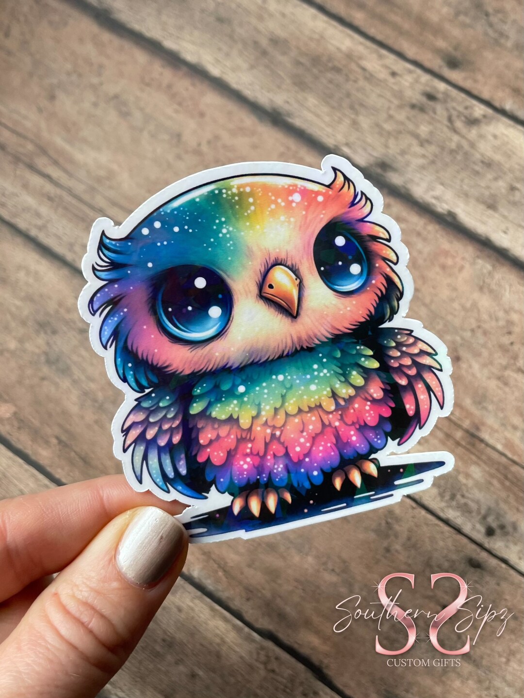 Rainbow Sticker Eagle Sticker Rainbow Eagle Sticker Etsy