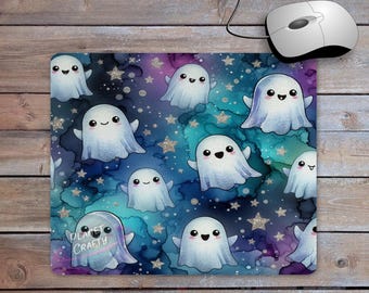 Ghost Patters, Fun Mouse Pad PNG Design, Digital Download