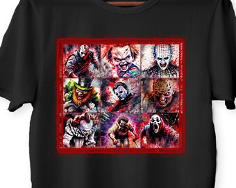Horror Characters, Slashers, Horror Movie Inspired PNG Design, Shirt Design, Digital Download