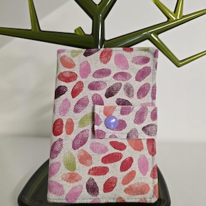 Etui voor het opbergen van autodocumenten en socialezekerheidspapieren, gemaakt van bedrukt gecoat canvas – Handgemaakt