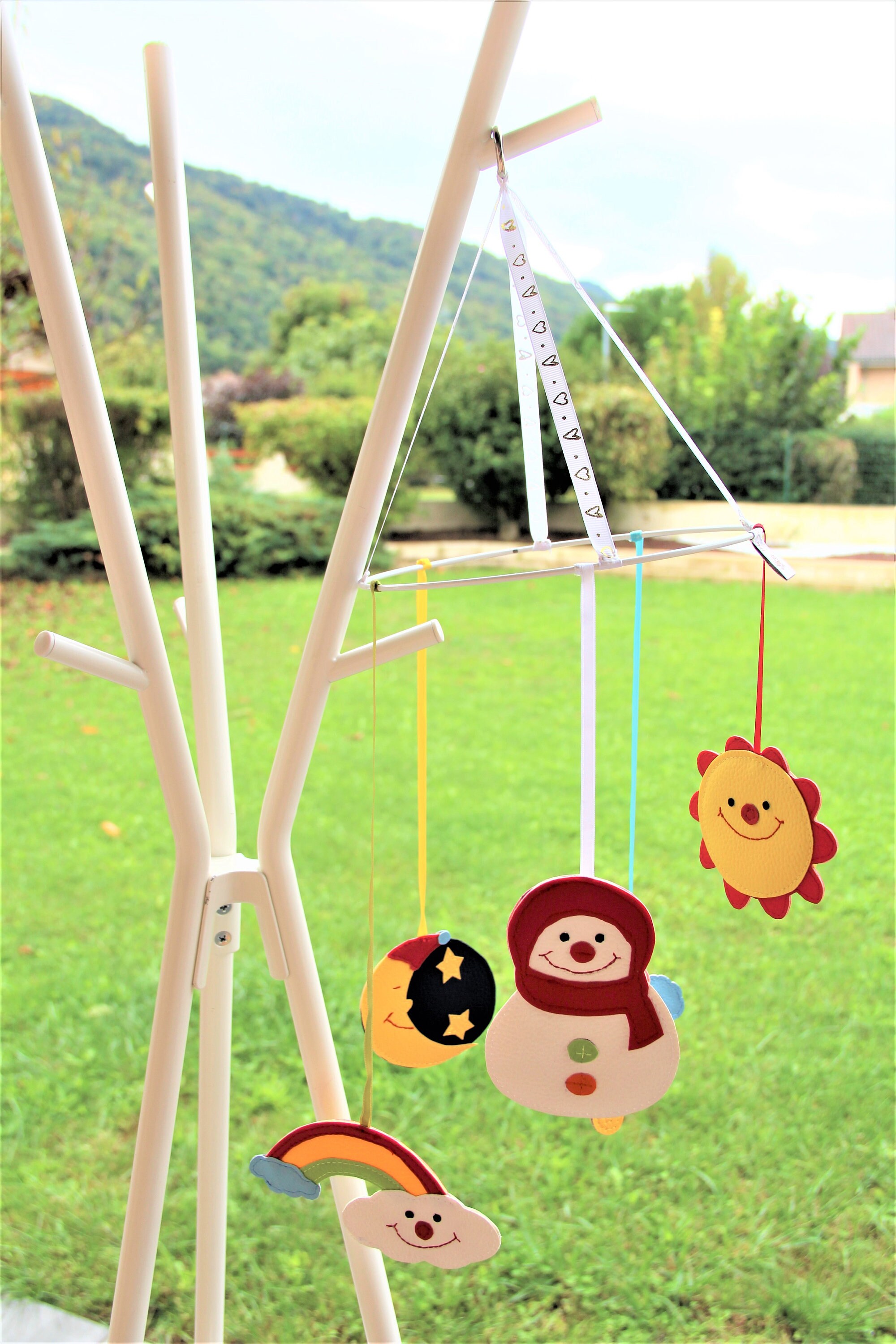 Mobile Enfant Thème Météo - Création Artisanale