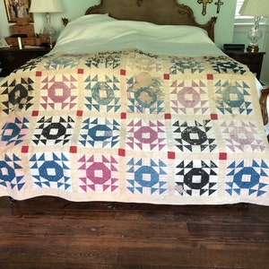 Vintage Handmade Quilt | Early 1900s