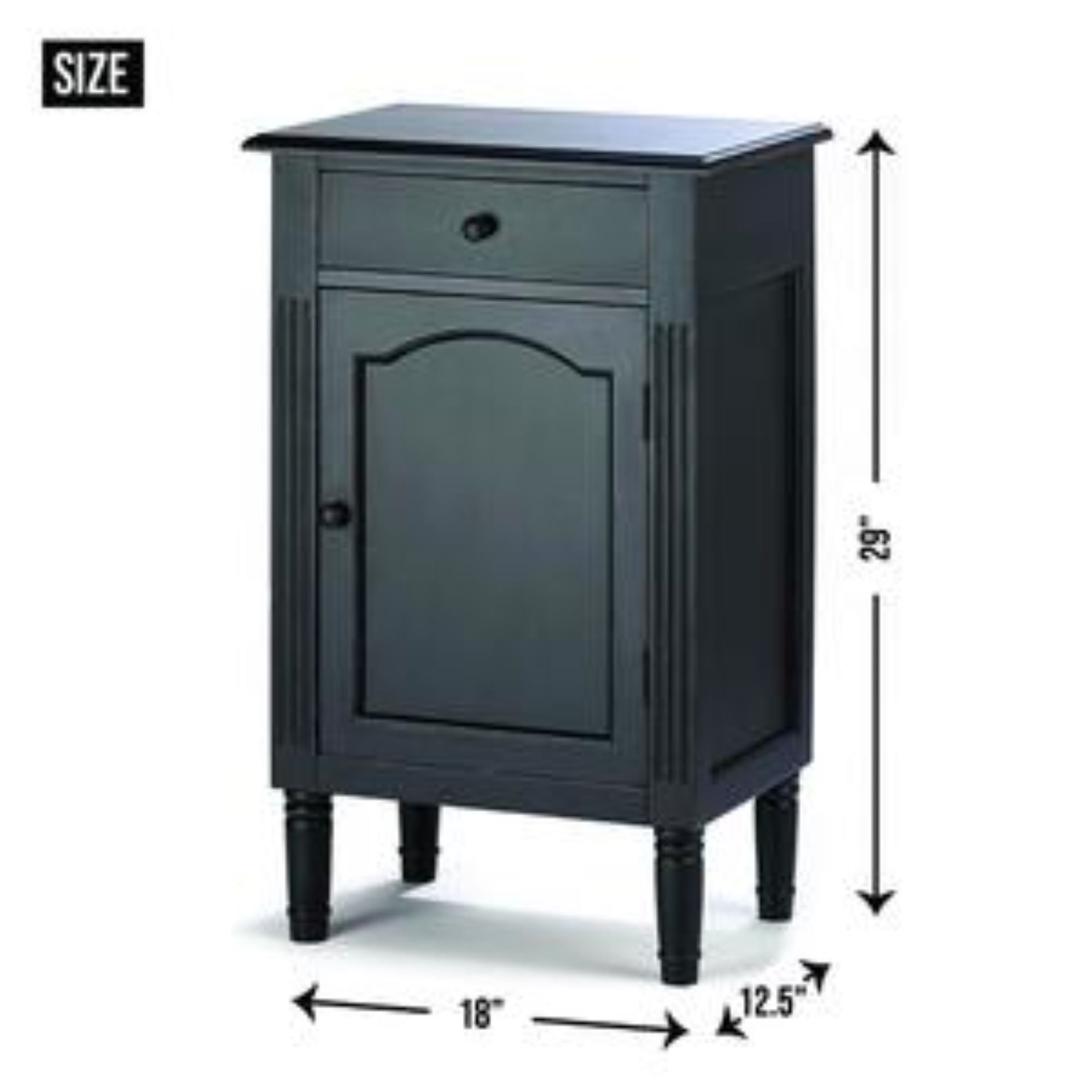 GABINETE DE MADERA NEGRA ANTIGUA | Etsy