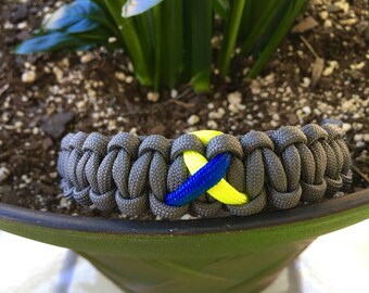 Down Syndrome Awareness Cobra Paracord Bracelet
