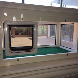 24 inch Deluxe KP Cat Window Patio-Catio-Solarium (Large Deluxe model)