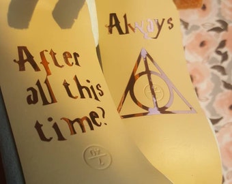 Harry Potter Wedding shoe decal sticker BLACK