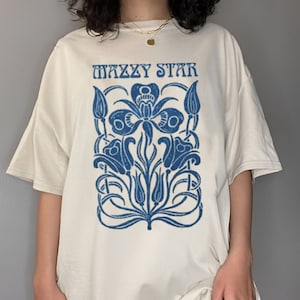 Mazzy Star Vintage Art Nouveau Shirt, Vintage Mazzy Star T-Shirt, Mazzy Star † Tribute Fanart Design shirt, Awesome For Music Fan SHIRT