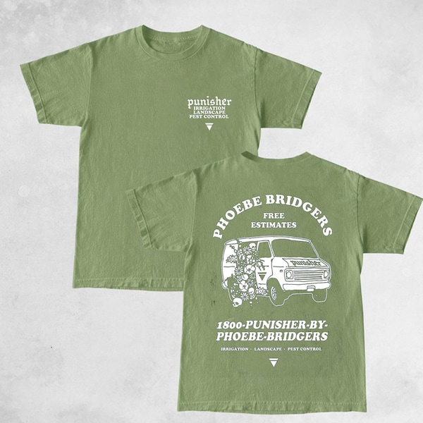2sides Phoebe Bridgers Punisher shirt, Phoebe Bridgers Tour 2023, Vintage Dragon Merch Unisex Crewneck Sweatshirt Hoodie Fan Gifts
