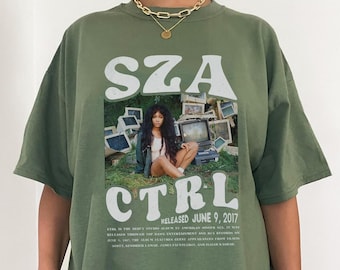 Camiseta unisex SZA Ctrl, sudadera con capucha SZA, camisa de ventilador Sza Ctrl, suéter Sza Good Days