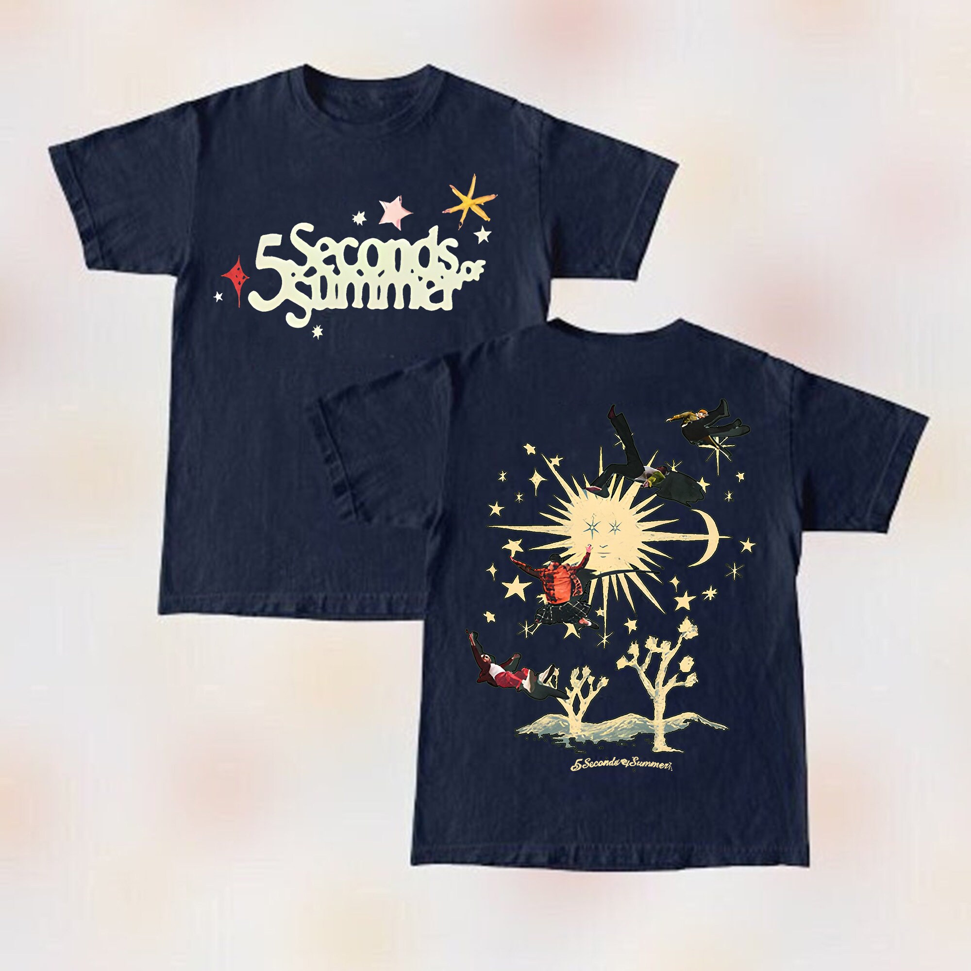5SOS Starry Night Double Side Shirt, 5 Seconds of Summer Merch - Etsy