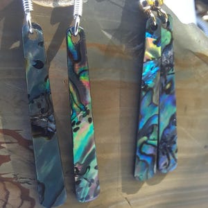 Abalone shell earrings