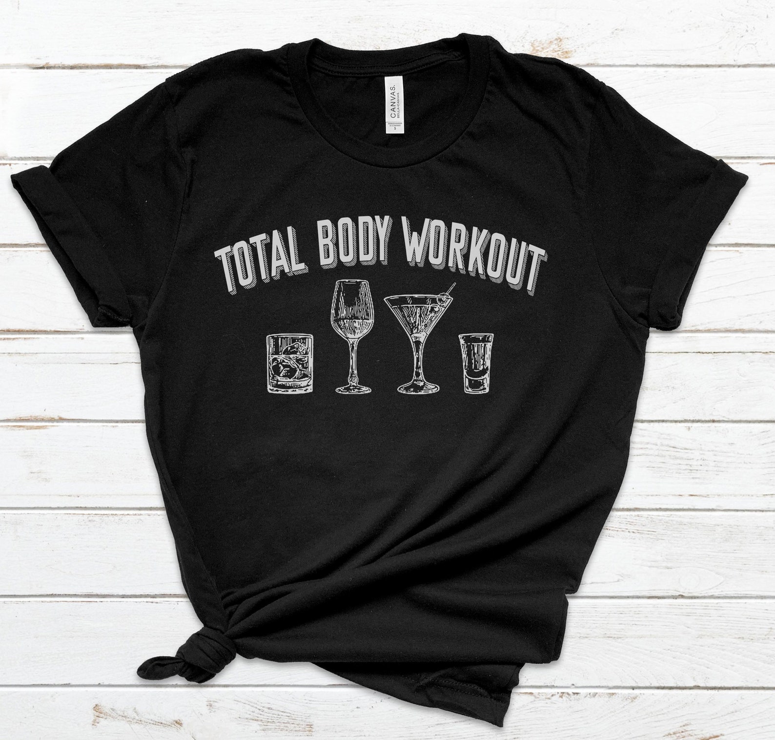 Total Body Workout Graphic Tees funny Exercise Statement Etsy