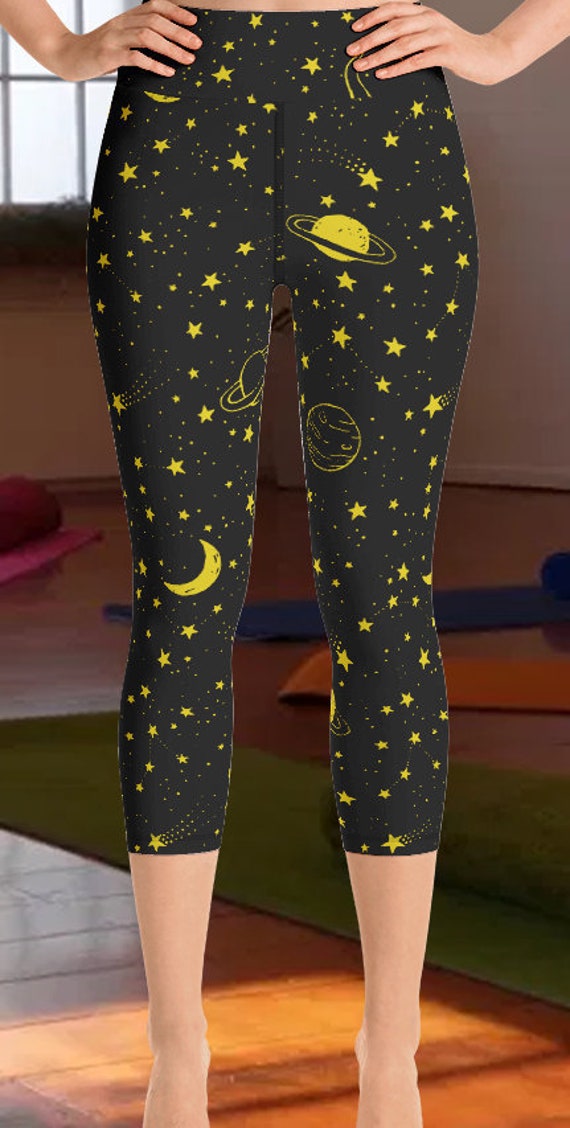 Star Print Workout Leggings