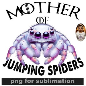 Cute jumping spider png, spider png, Spider transfer, Jumping Spider, furry spider, colorful jumping spider, girly sublimation designs