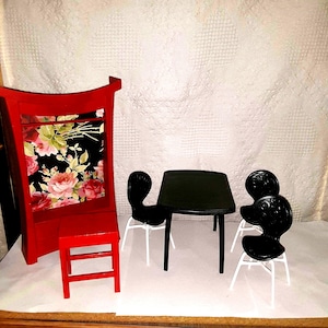 Barbie 1/6 doll size dining room set