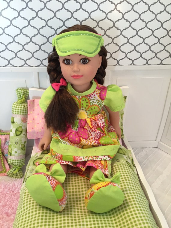 18 inch doll pajamas/AG doll pajamas/2 piece set with 18 inch Etsy