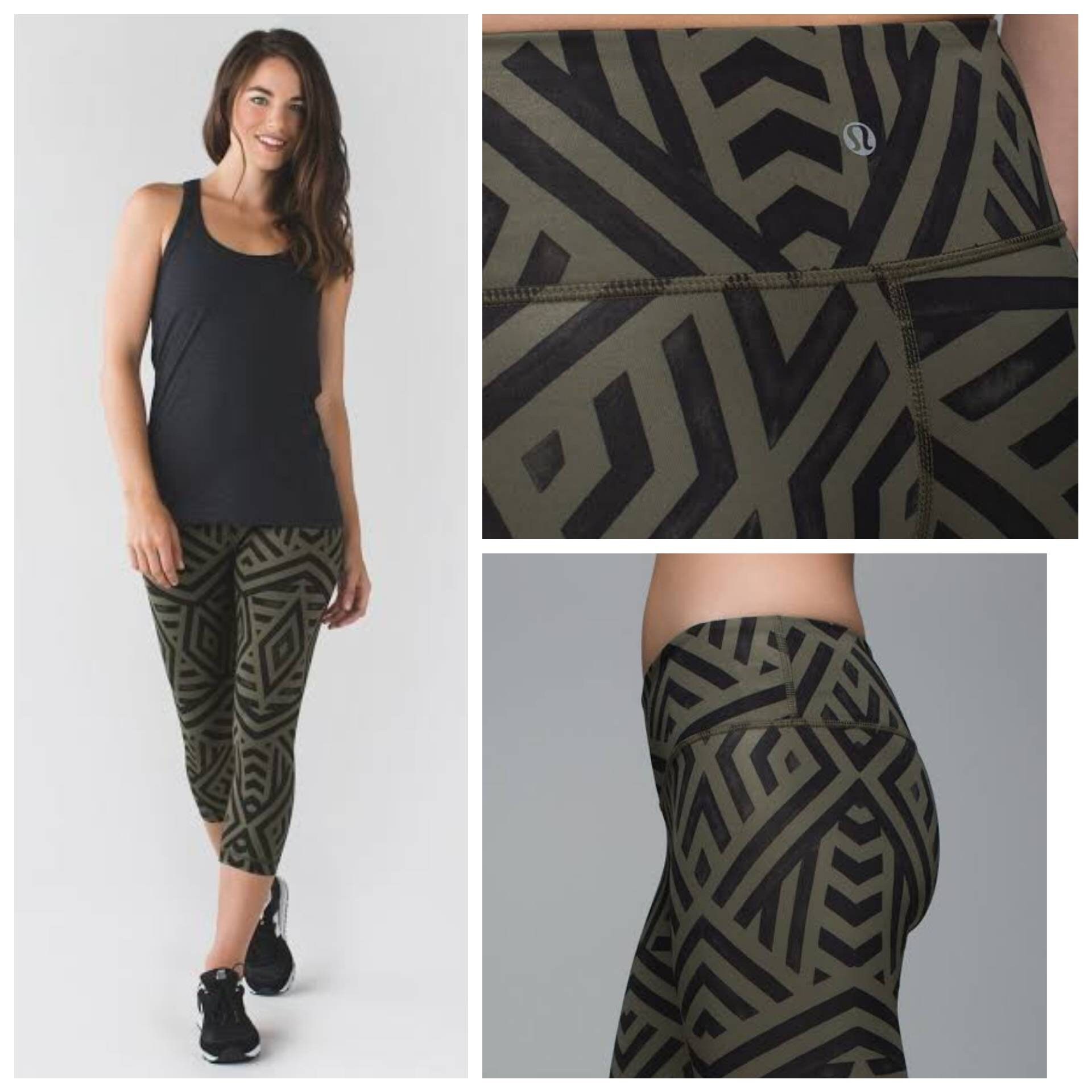 Lululemon Sz 8 Wunder Under Crop 21 