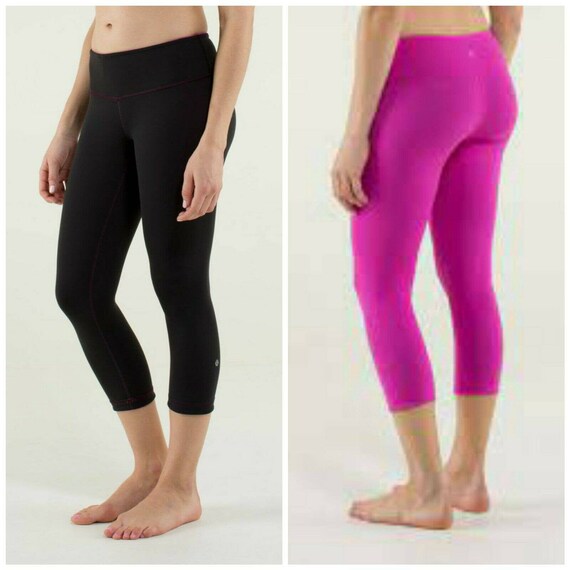 Lululemon Size 4 Wunder Under Crop 21 