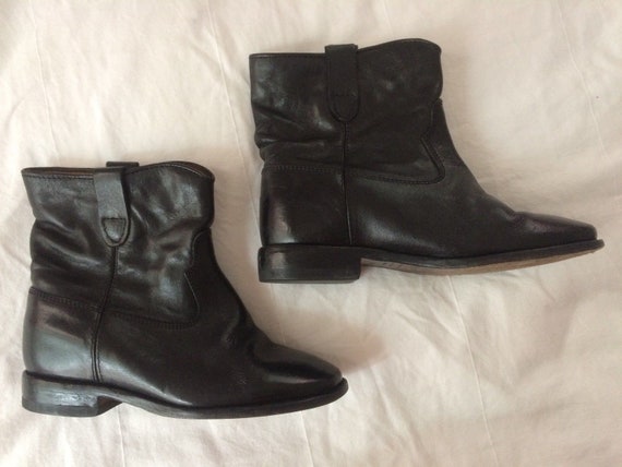 designer wedge boots