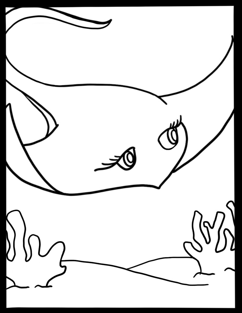 10 Simple Underwater Coloring Pages for Kids Underwater Coloring Pages